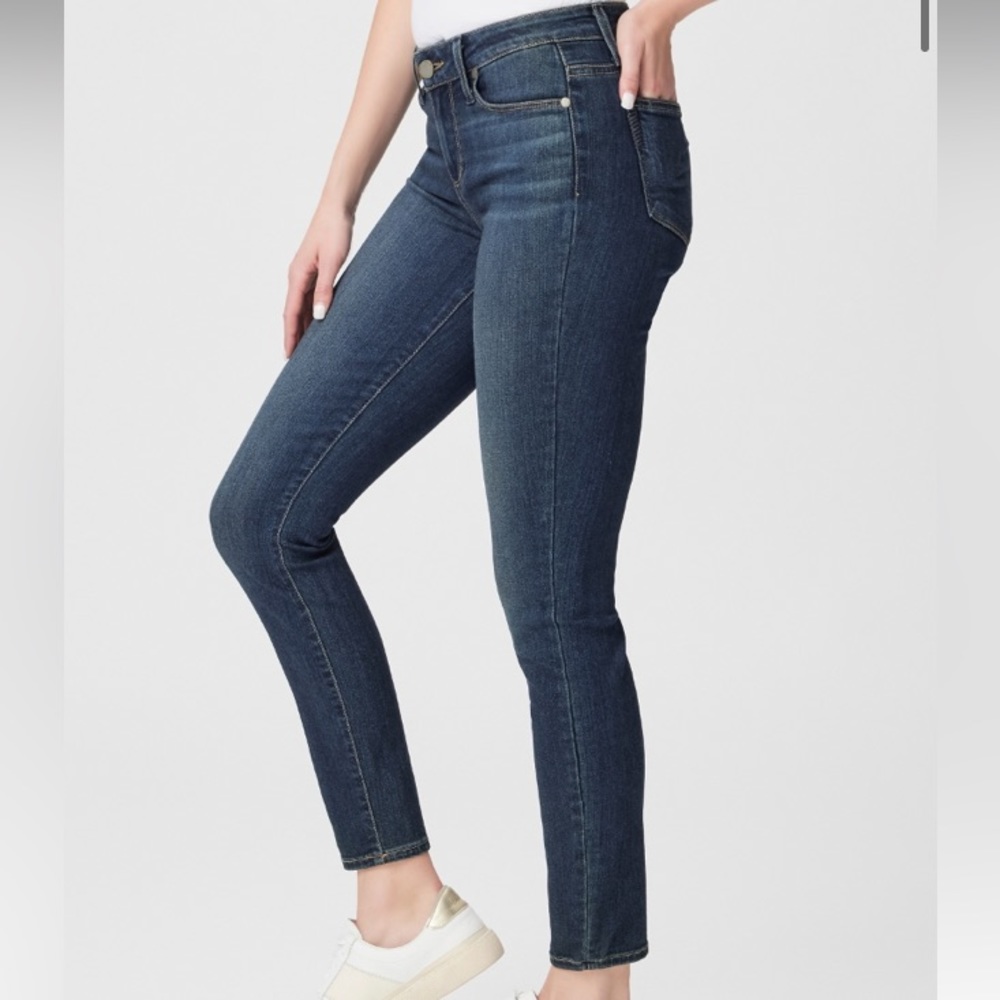 PAIGE Women Medium Wash Denim Verdugo Ankle Jeans | 28